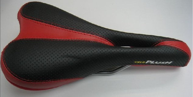 VELO PLUSH seat ~ black red/ VELO PLUSH SADDLE-BK/RD