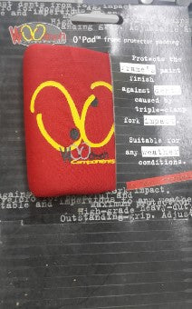 WOODMAN Shuangbo front suspension fork red protective cover/WOODMAN NEOPRENE FRAME PROTECTOR PADDING-RED