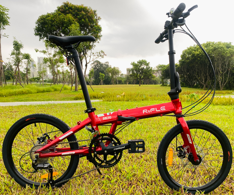 RIFLE AK20 20-inch 18-speed aluminum alloy disc folding bike-20" / RIFLE AK20 18 SPEED ALLOY DISC BRAKE FOLDING BIKE-20"