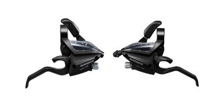 SHIMANO ACERA 2X8 SPEED SHIFT/BRAKE LEVER SET-ST-EF500-2A