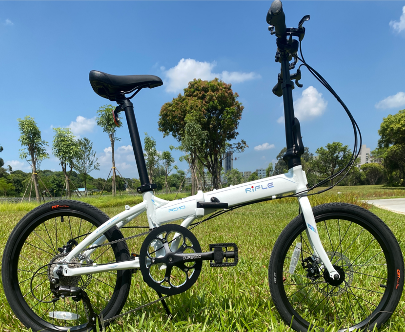 RIFLE RD10 20-inch 9-speed aluminum alloy disc folding bike-20" / RIFLE RD10 9 SPEED ALLOY DISC BRAKE FOLDING BIKE-20"