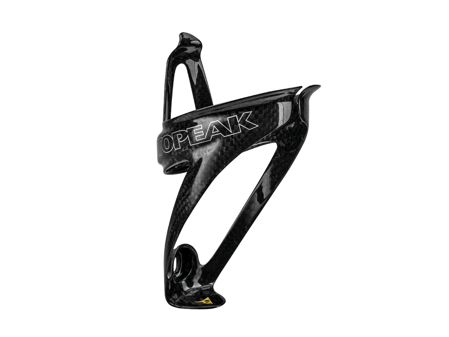 Topeak Shuttle Cage Z Carbon Fiber Bottle Cage-Black/Silver/Topeak Shuttle Carbon Cage Z-Black/Silver