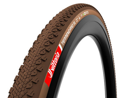 Vittoria Terreno Pro T30 fine loose Gravel Race 可摺真空胎-700X35C-啡色 / Vittoria Terreno Pro T30 fine loose 35-622 Gravel Race natural brown