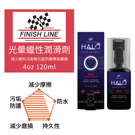 FINISHLINE HALO WAX Lubricant 光暈蠟性潤滑劑 - 4oz/120ml - Bottle + Smart Luber / FINISHLINE HALO WAX Lubricant - - 4oz/120ml - Bottle + Smart Luber
