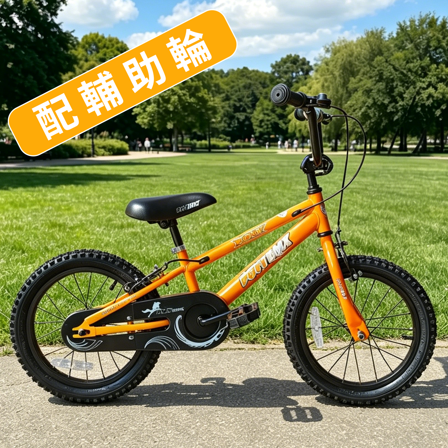 PONY 新款ST型車架14"小童單車 - 連輔助轆