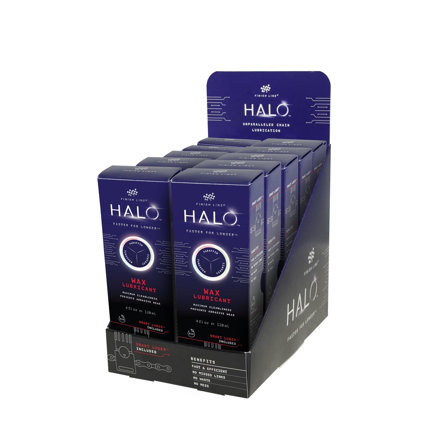 FINISHLINE HALO WAX Lubricant 光暈蠟性潤滑劑 - 4oz/120ml - 4oz/120ml - Smart Luber+ PRODUCT BOX / FINISHLINE HALO WAX Lubricant-4oz/120ml-Smart Luber+PRODUCT BOX