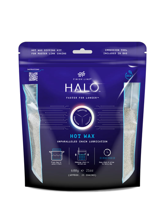 FINISHLINE HALO HOT WAX Lubricant/光暈熱蠟潤滑劑 - 600g - Pellets - Double-Boil Bag + Immersion Tool / FINISHLINE HALO HOT WAX Lubricant - 600g - Pellets - Double-Boil Bag + Immersion Tool