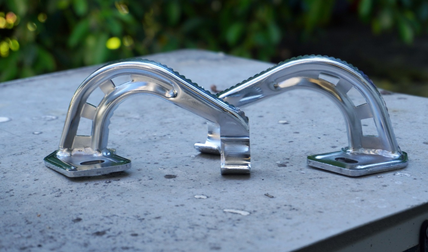 Street bike pedals-S2 BMX fancy-electroplated color/ STREET BIKE PEGS S2 BMX FREESTYLE-TI
