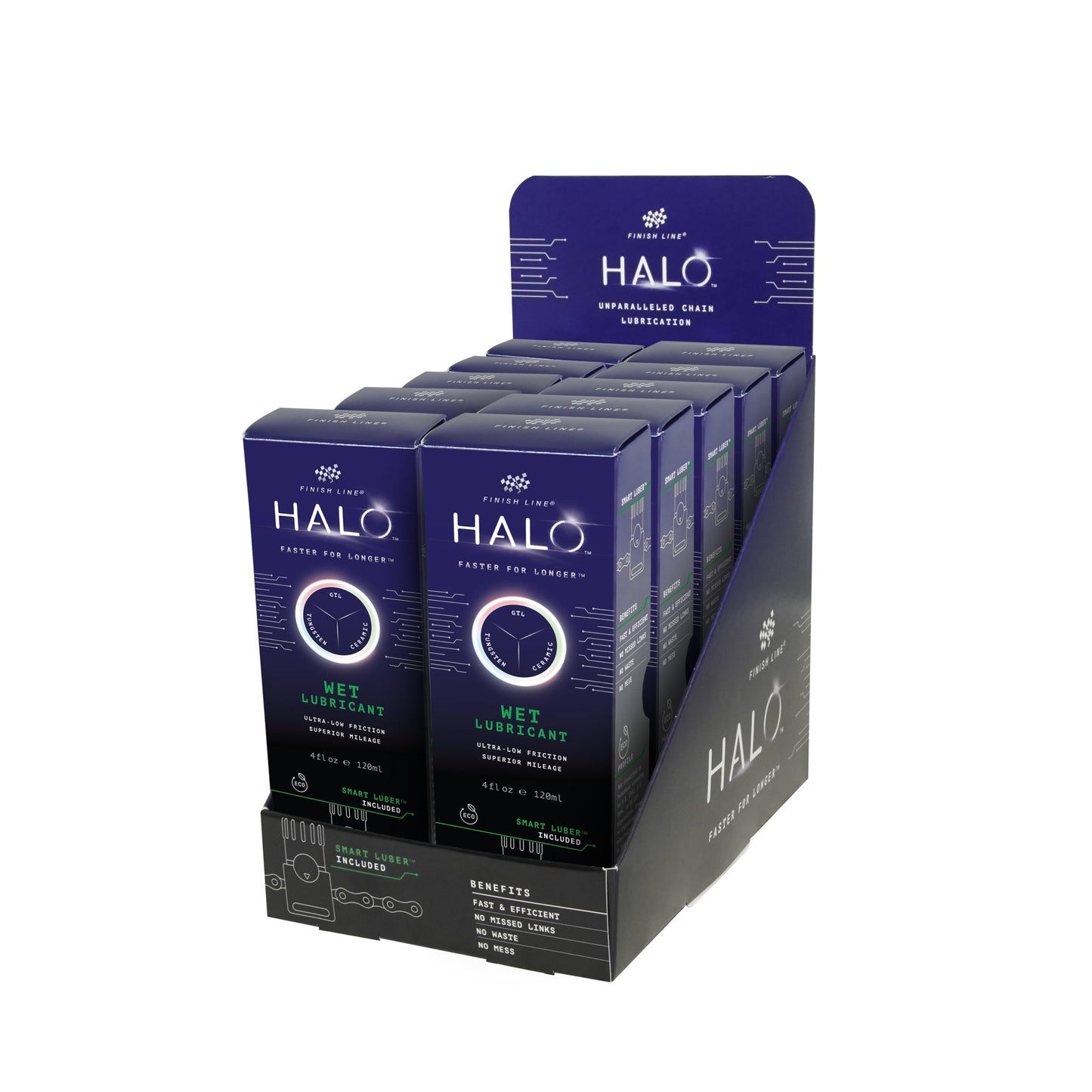 FINISHLINE HALO WET Lubricant 光暈濕性潤滑劑 - 4oz/120ml - 4oz/120ml - Smart Luber+ PRODUCT BOX FINISHLINE HALO WET Lubricant -- 4oz/120ml - Smart Luber+ PRODUCT BOX