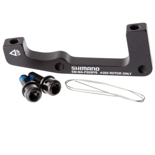 SHIMANO 八吋前碟碼-直轉橫~SM-MA90-F203P/S / SHIMANO FR DISC BRAKE ADAPTER-SM-MA90-F203P/S
