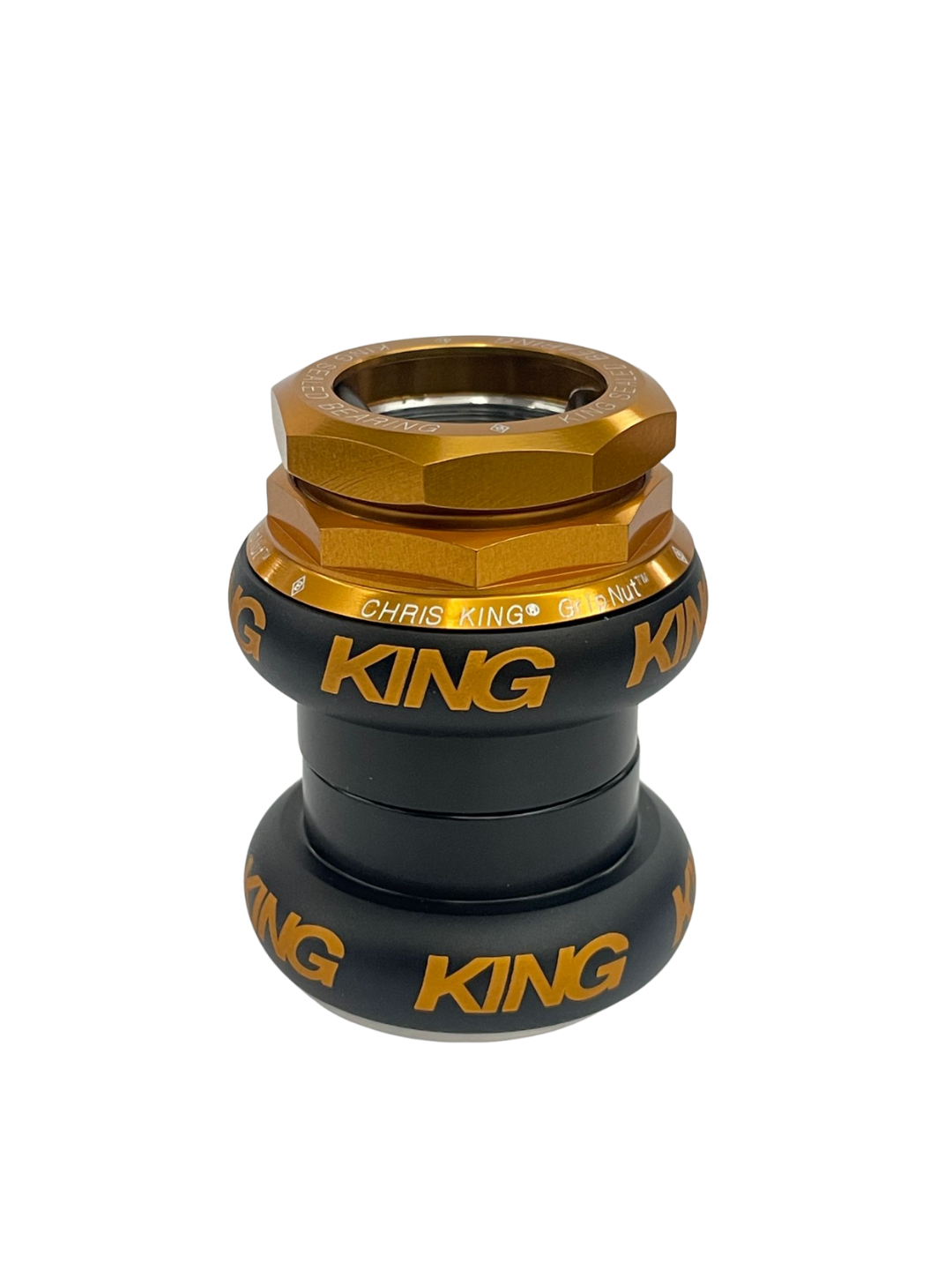 Chris King 1-1/8" Grip Nut 有牙叉盆 (雙色) / Chris King 1-1/8" Grip Nut Headset (Color mixing)