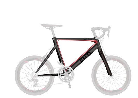 Tern Roji Bike Surge Pro 451 車架連碳叉 - 經典黑紅色-47CM/ Tern Roji Surge Pro Frameset- Delta Black Red-47cm