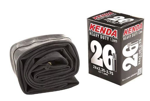 KENDA 26X2.35-2.75 XC Heavy Duty French Nozzle Inner Tube/ KENDA 26X2.35-2.75 HEAVY DUTY XC F/V TUBE