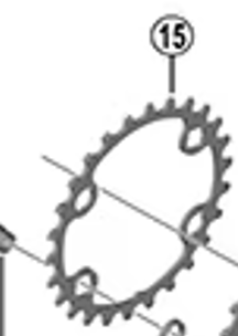 SHIMANO FC-M7100 鏈鉼片 26T-BJ (FOR 36-26T) /SHIMANO FC-M7100 CHAINRING 26T-BJ (FOR 36-26T)