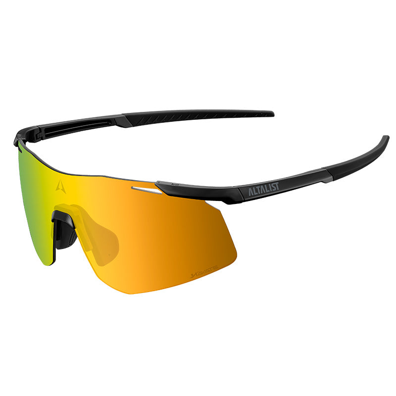 ALTALIST INTERCHANGEABLE SPORTS EYEWEAR(2IN1 VIV plus & ADV Photochromic Anti-Fog lens+Night Vision Clear lens)-HAYATE R3