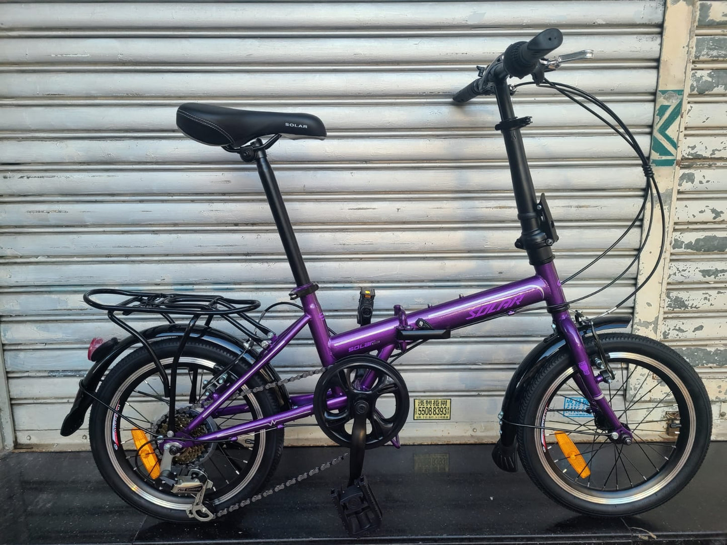 SOLAR FD-500S 20-inch iron frame V-shaped folding bike-20"/ SOLAR FD-500S FOLDING BIKE-20"