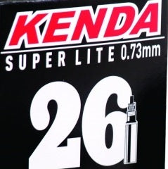 KENDA 超輕美咀內胎 26X1.5-1.75 S/V / KENDA SUPERLIGHT TUBE 26X1.5/1.75~S/V -211013