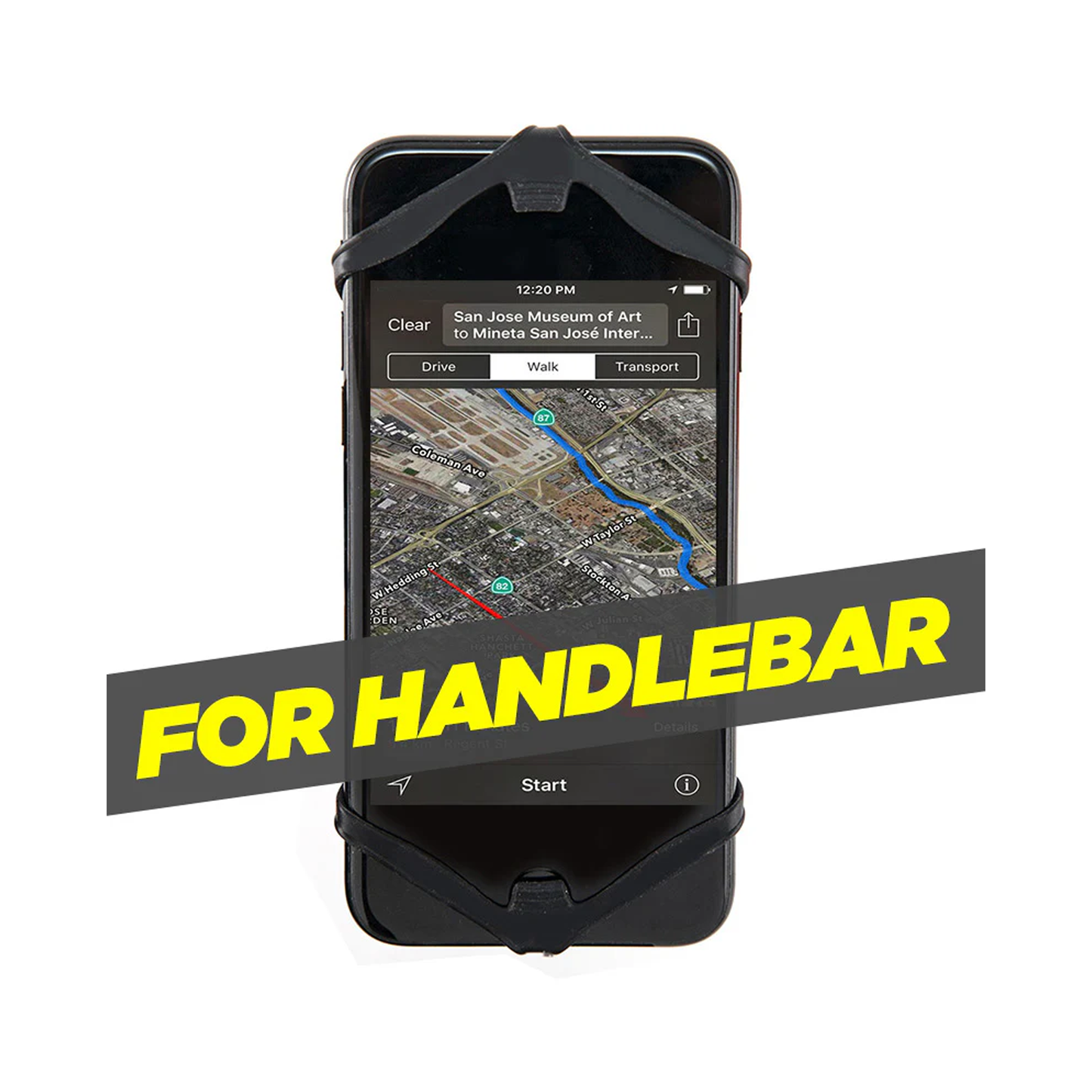 ULAC SPYDER Z-H2 手機硅膠綁帶-(固定車頭)-黑色 / ULAC H2 SPYDER MOBILE STRAP-BLACK