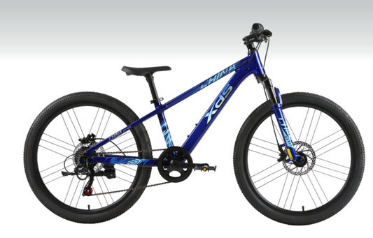 XDS 2026-中國風 Shimano7速油壓碟刹前避震內走線鋁合金兒童山地車