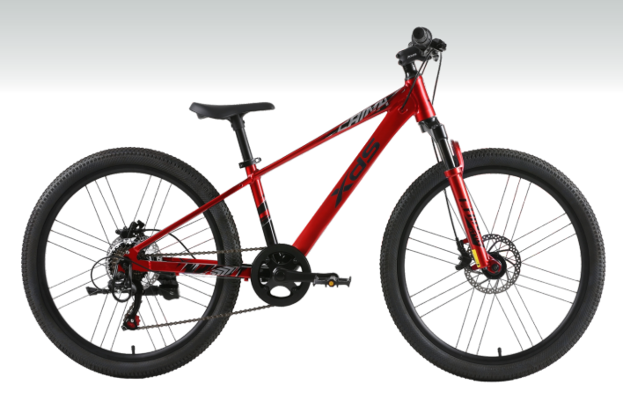 XDS 2026-中國風 Shimano7速油壓碟刹前避震內走線鋁合金兒童山地車