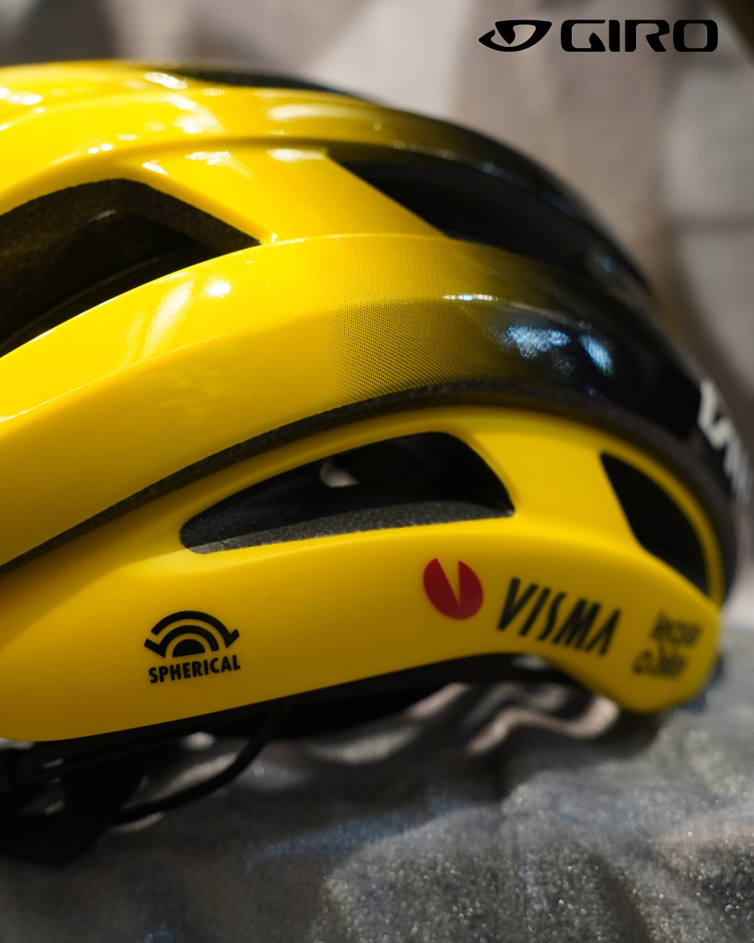 Giro Aries Spherical AF 2025 Visma LeaseaBike 車隊特別版頭盔 / Giro Aries Spherical AF 2025 Visma LeaseaBike Team Camp Helmet