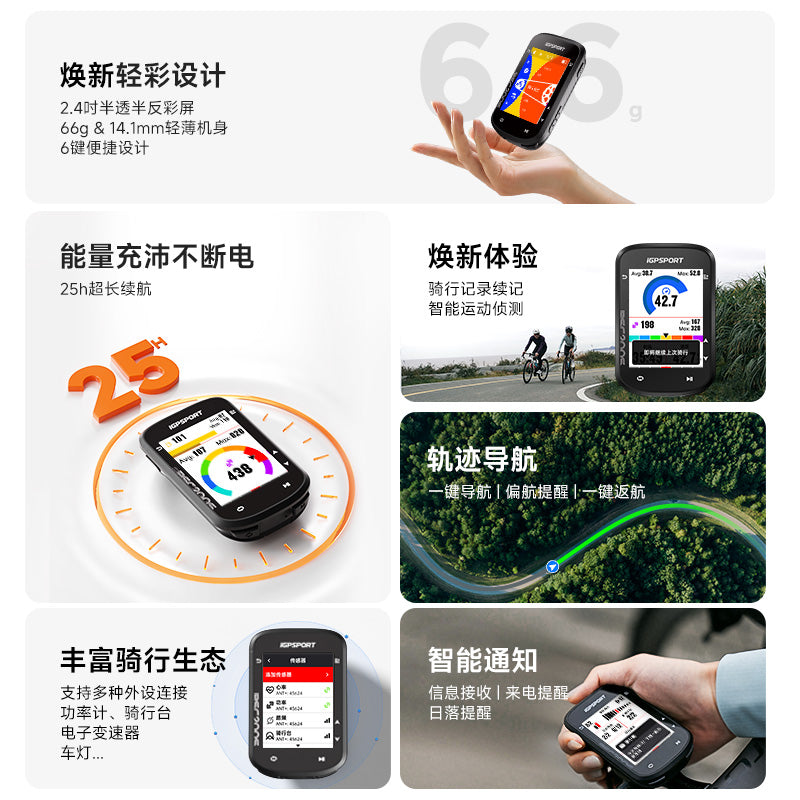 iGPSPORT BSC200S 智能GPS咪錶 / iGPSPORT BSC200S GPS WIRELESS COMPUTER