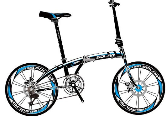 SOLAR FD-880 Aluminum alloy disc folding bike-20"-7 speed/ SOLAR FD-880 DISC ALLOY F BIKE-20"-7 SPD