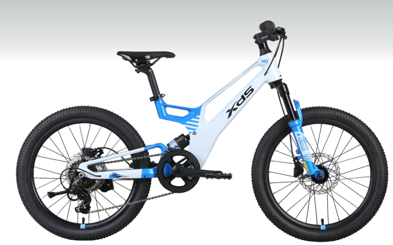 XDS 2026-Meichi Shimano 7-Speed Hydraulic Disc Brake Full Suspension Internal Cable Magnesium Kids MTB
