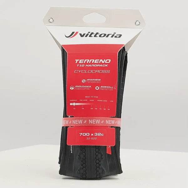 Vittoria Terreno T10 Hardpack CX Endurance 真空可摺外胎