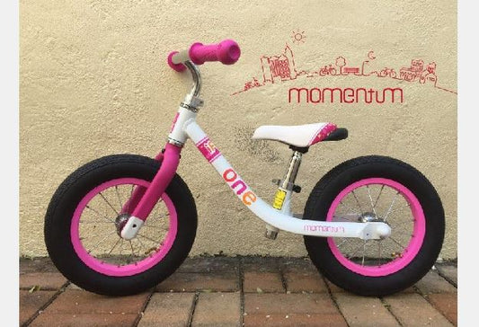 45折｜(送安裝)MOMENTUM IFUN ONE 兒童滑步車 12"- 白色
