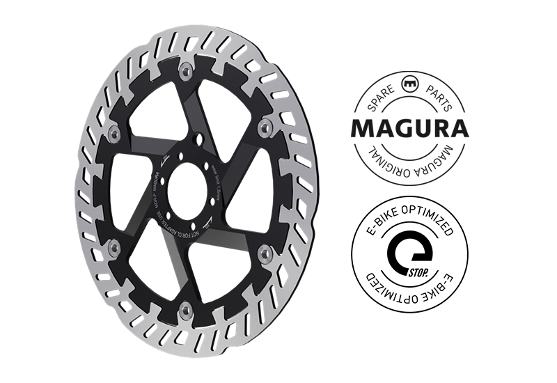 MAGURA MDR-P six-hole disc-including fixing screws/ MAGURA MDR-P ROTOR STORM WITH BOLTS