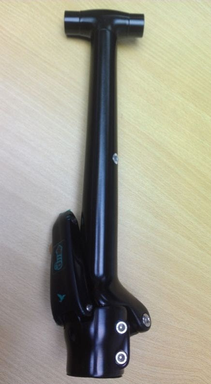 Tern 3D 豎管-黑 Tern Handlepost, Physis T-Bar Black