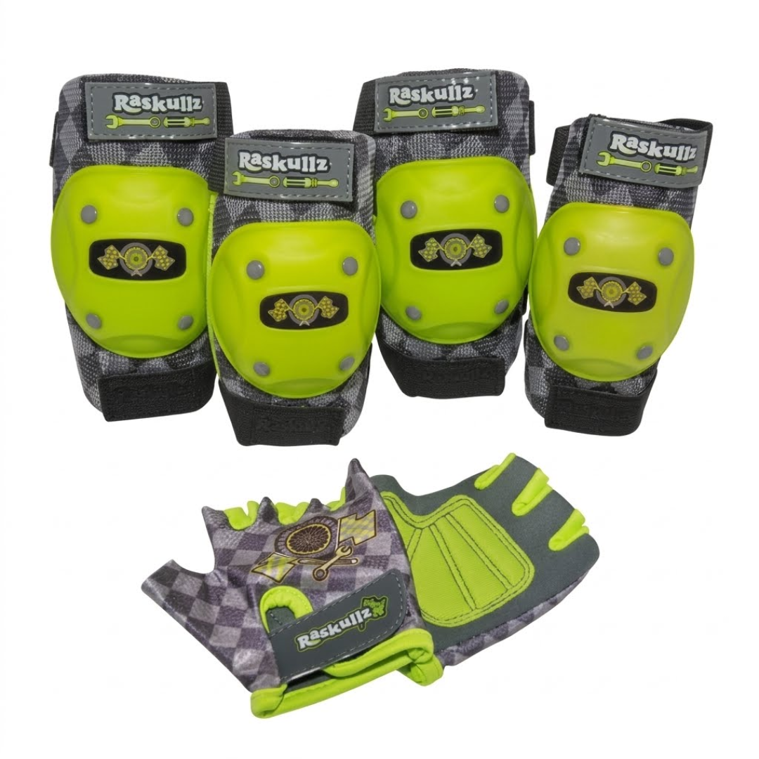 BELL Kids Pad Set CPMR Children's Gloves with Sheath Street Shred