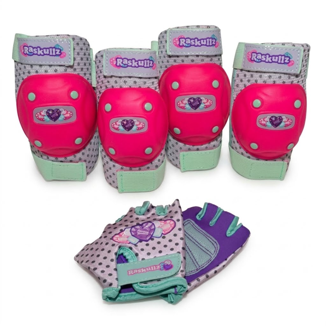 BELL Kids Pad Set CPMR Children's Gloves with Sheath Street Shred