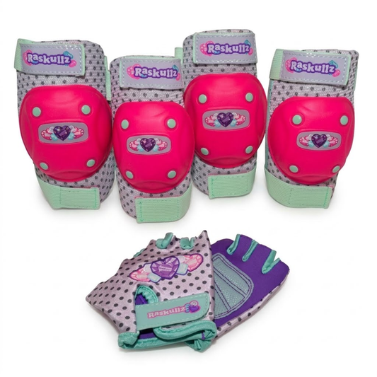 BELL Kids Pad Set CPMR Children's Gloves with Sheath Street Shred