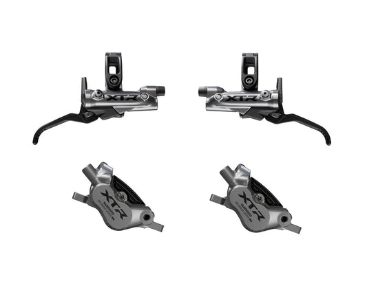 Shimano XTR 散熱金屬皮4活塞前後碟掣套裝 BL-M9220/BR-M9220 / Shimano XTR Front/Rear Disc Brake Set-Metal Pad(W/FIN) BL-M9220/BR-M9220