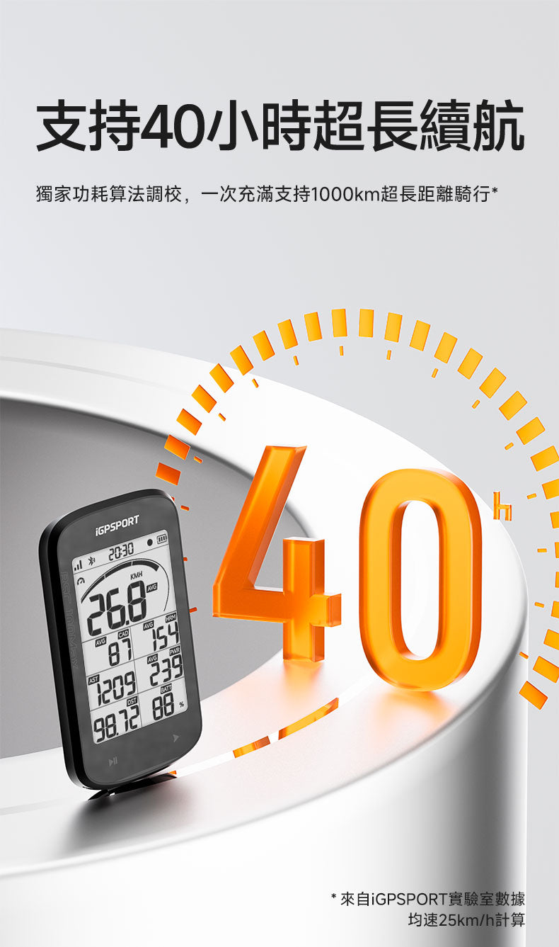 iGPSPORT BSC100Max 英文版 智能GPS咪錶