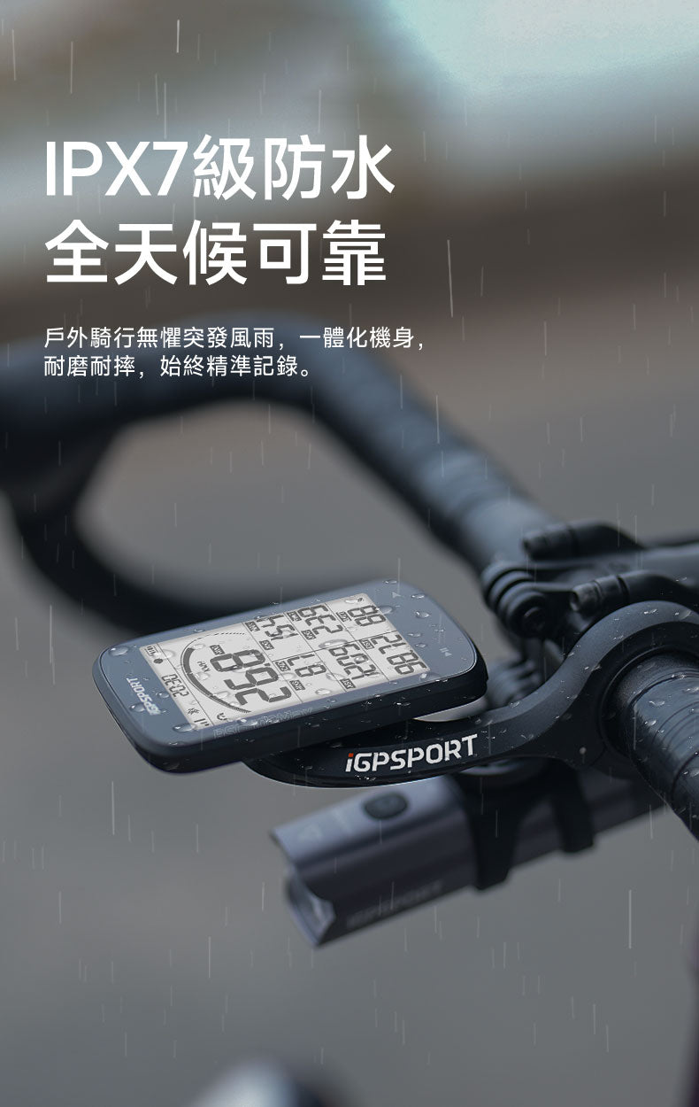 iGPSPORT BSC100Max 英文版 智能GPS咪錶