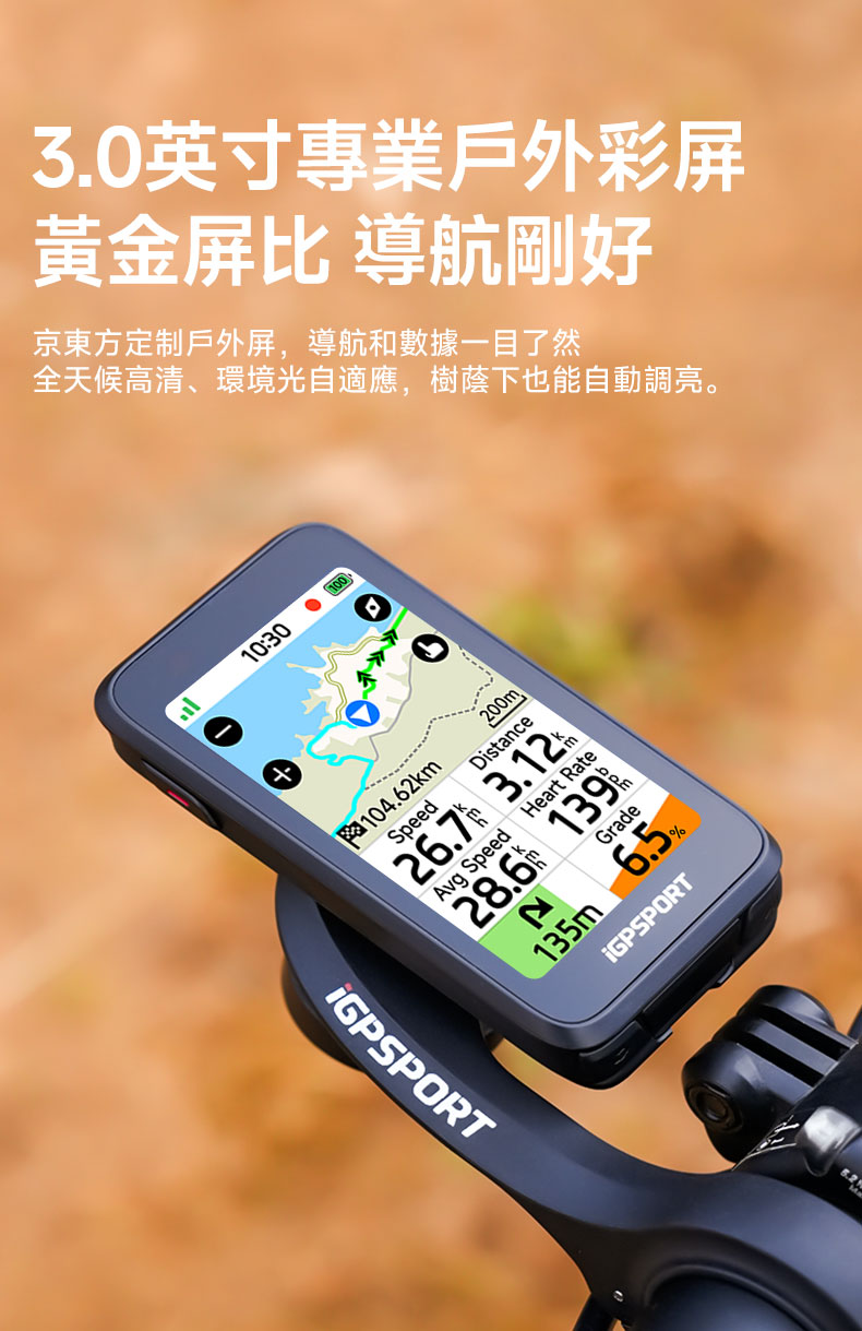 iGPSPORT BiNavi Air 智能GPS咪錶