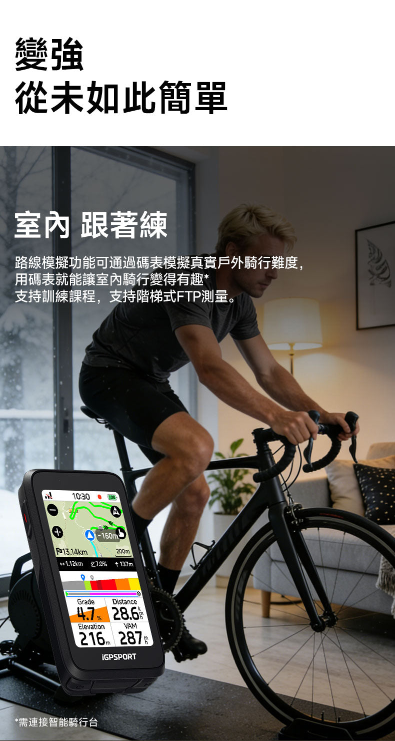 iGPSPORT BiNavi Air 智能GPS咪錶