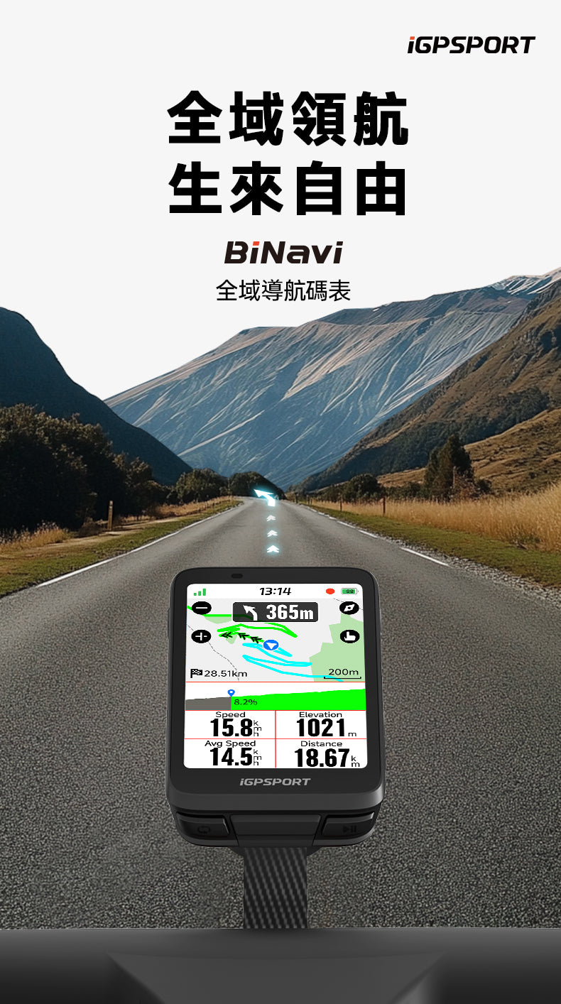 iGPSPORT BiNavi BG02 智能GPS咪錶/ iGPSPORT BiNavi BG02 GPS WIRELESS COMPUTER