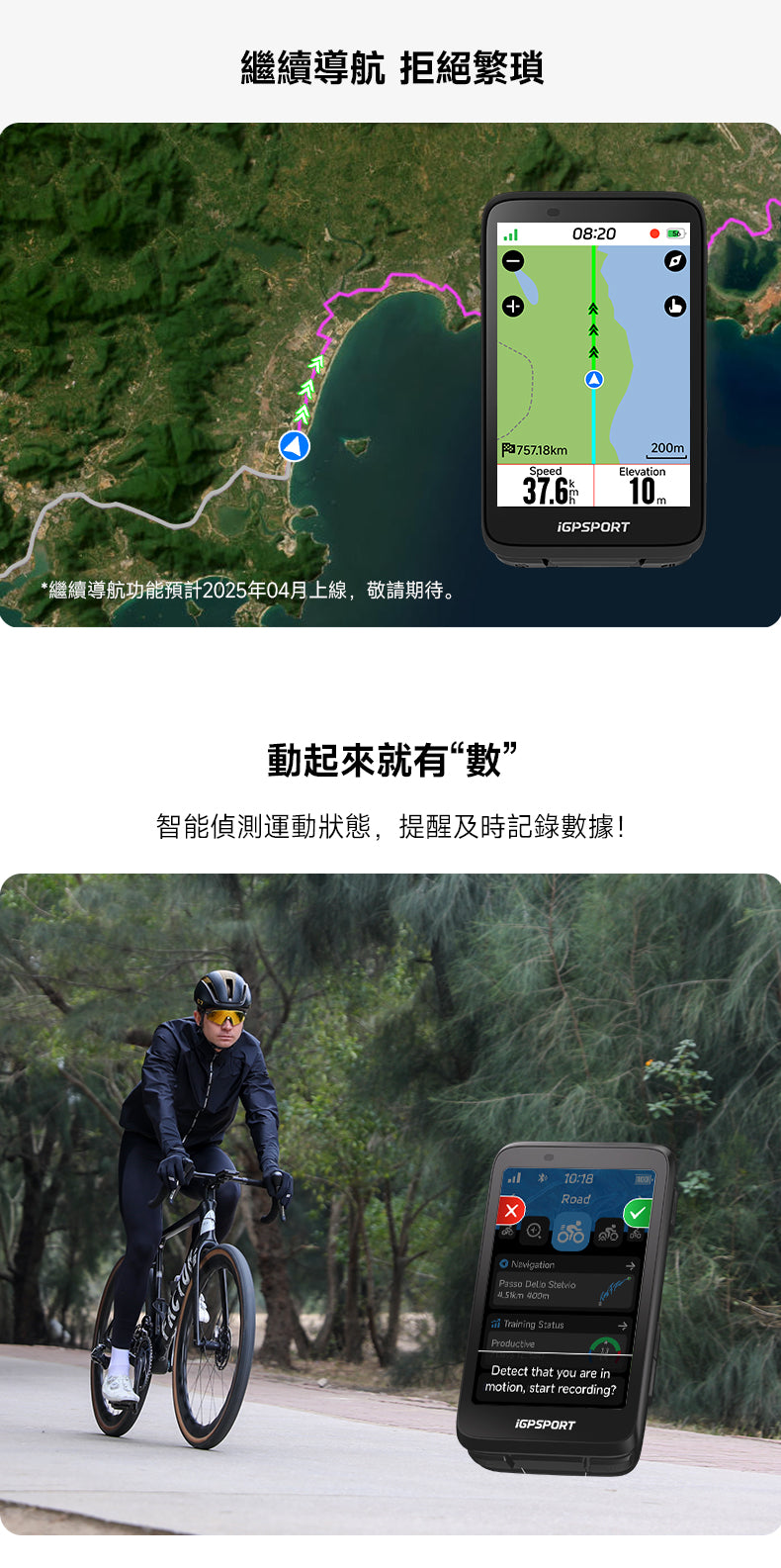 iGPSPORT BiNavi BG02 智能GPS咪錶/ iGPSPORT BiNavi BG02 GPS WIRELESS COMPUTER