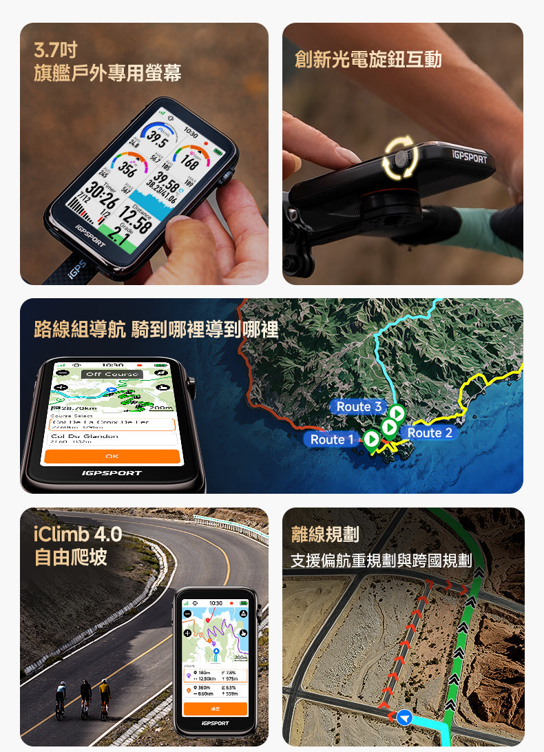 iGPSPORT BiNavi ULTRA Smart GPS Bike Computer