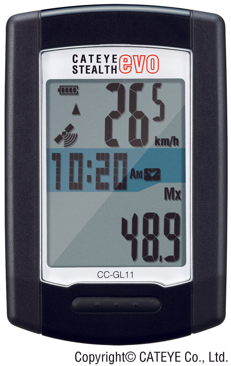 CATEYE STEALTH EVO GPS 無線咪錶~CC-GL11 / CATEYE STEALTH EVO CYCLE-COMPUTER W/GPS~CC-GL11