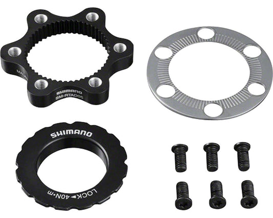 SHIMANO 中心鎖轉六孔碟片碼~SM-RTAD05 / SHIMANO CENTRE LOCK TO 6-BOLT MOUNT ADAP-SM-RTAD05