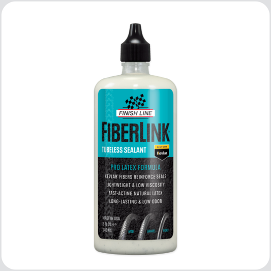 FINISHLINE FIBERLINK PRO LATEX TIRE SEALANT tubeless tire explosion-proof fluid/ FINISHLINE FIBERLINK PRO LATEX TUBELESS TIRE SEALANT