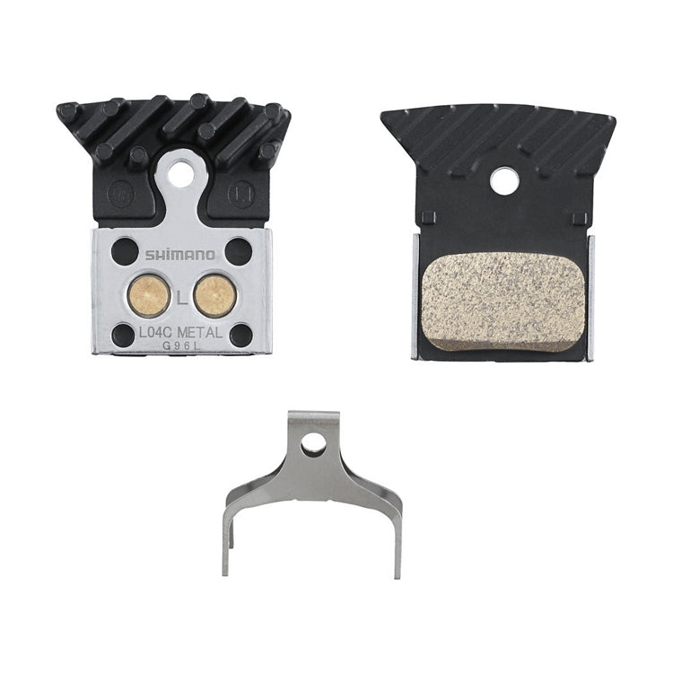 SHIMANO heat dissipation metal pad leather (L04C) / SHIMANO L04C METAL PADS &amp; SPRING