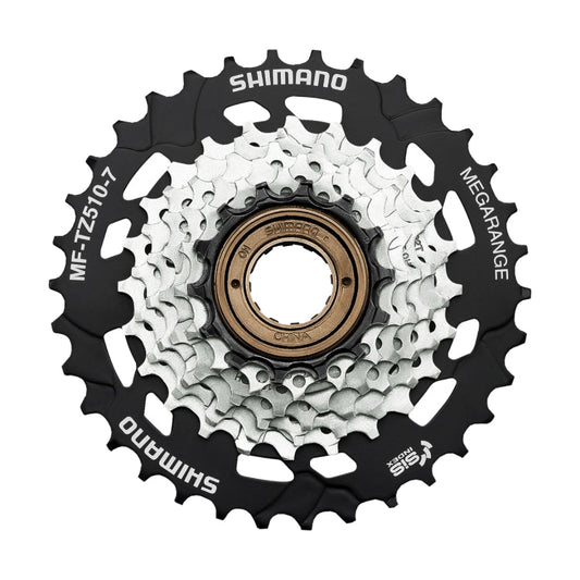 SHIMANO seven-speed twist tooth wave tooth-MF-TZ510-7 / SHIMANO MULTIPLE FREEWHEEL-7 SPEED-MF-TZ510-7