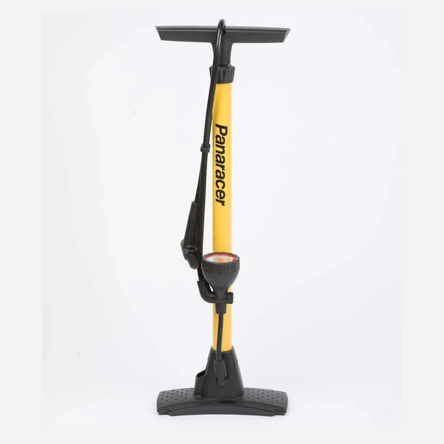 Panaracer Alloy FV and AV Floor Pump, with Air Pressure Gauge