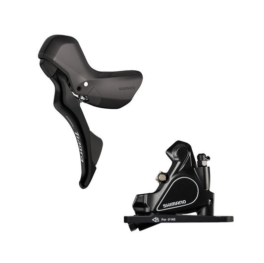 Shimano Tiagra 前後碟掣套裝-散熱樹脂碟制皮-ST-R4020/BR-RS405